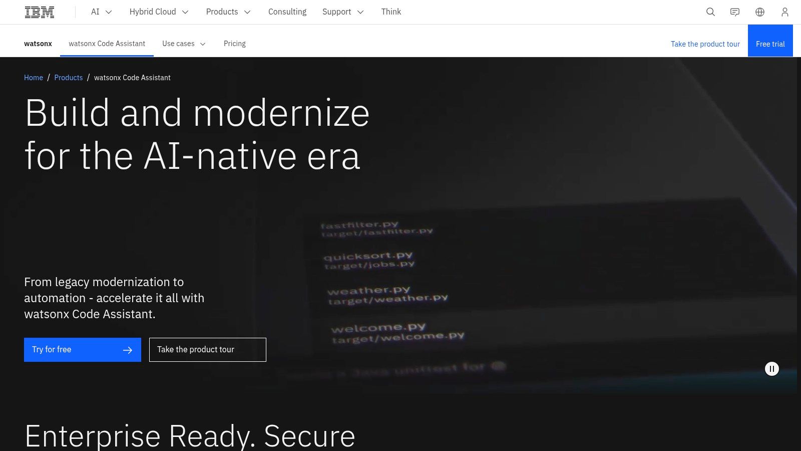 IBM watsonx Code Assistant
