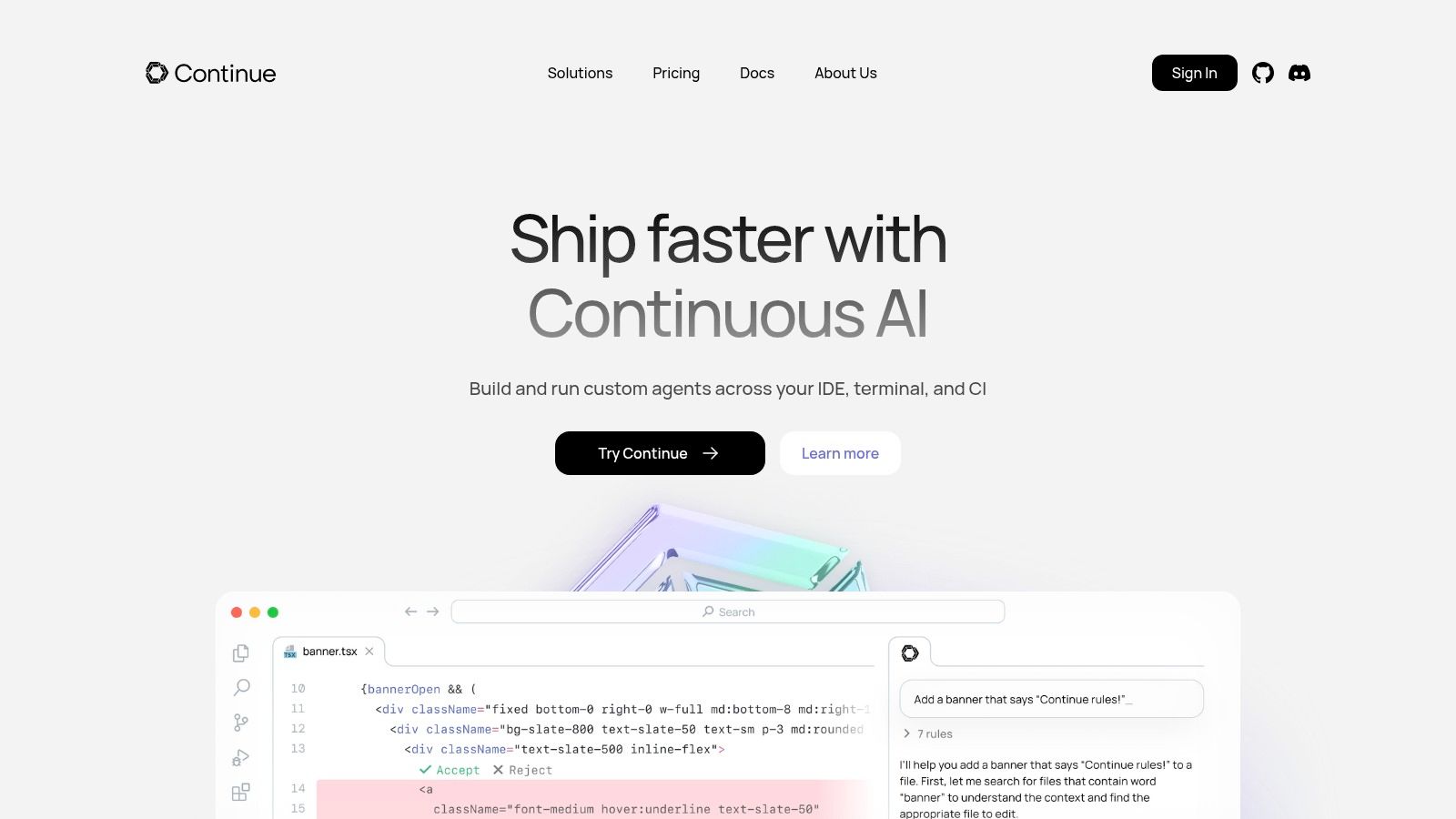 Continue.dev (open-source)