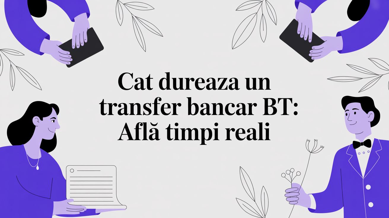 Cât durează un transfer bancar BT: Ghid pentru încasări rapide ca freelancer