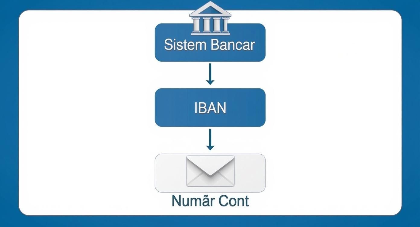 Infographic about numar cont bancar