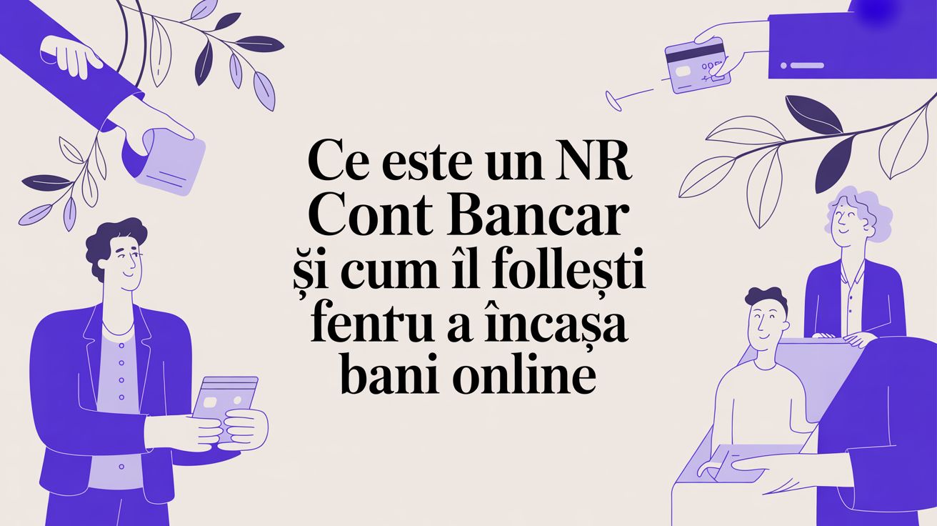 Nr Cont Bancar: Ghidul tău pentru a încasa bani online chiar azi