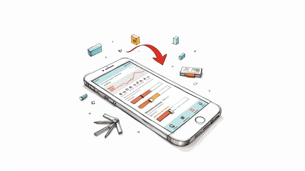 O persoană folosind cardul Revolut pe un laptop, simbolizând ușurința plăților online