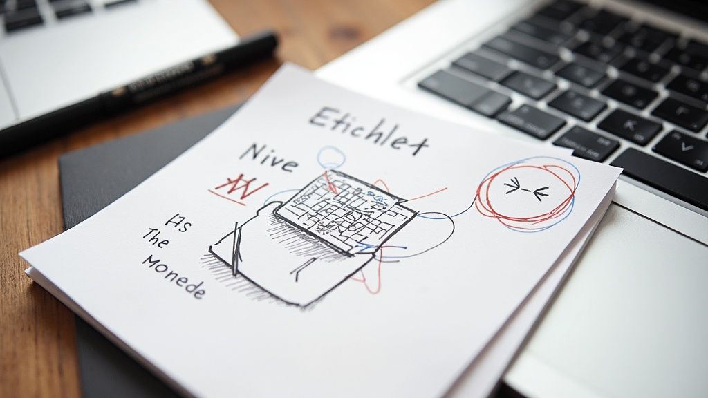 Un freelancer lucrează la laptop într-un spațiu de lucru modern și luminos, simbolizând simplitatea și eficiența unui PFA la normă de venit.