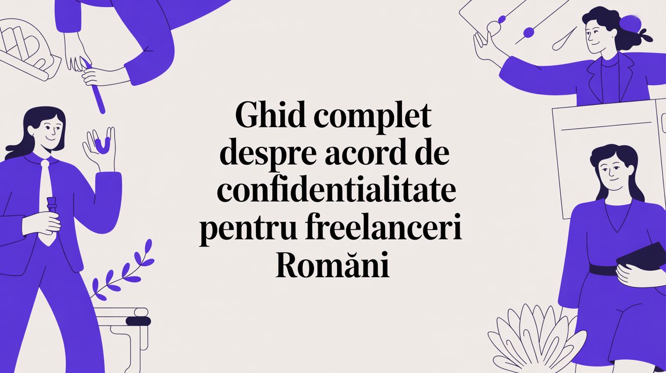 Ghid complet despre acord de confidentialitate pentru freelanceri români