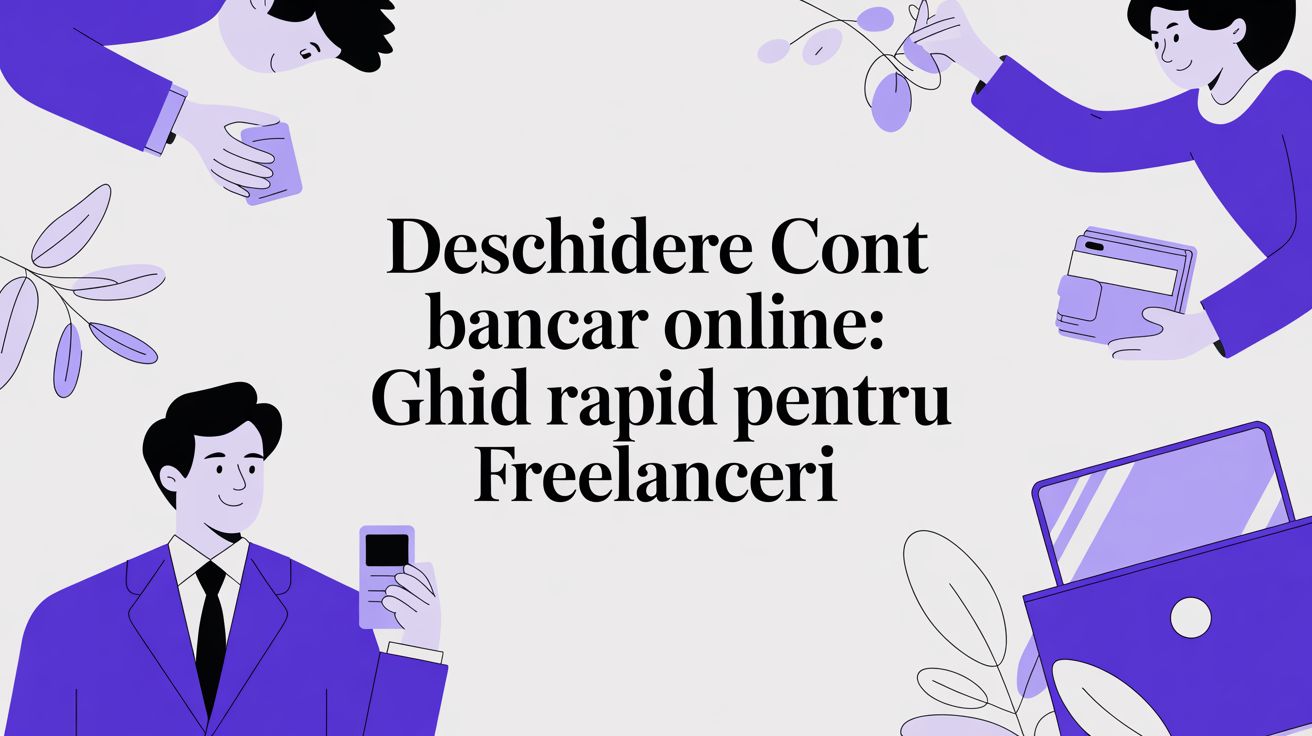 Deschidere cont bancar online: Cum încasezi primii bani astăzi