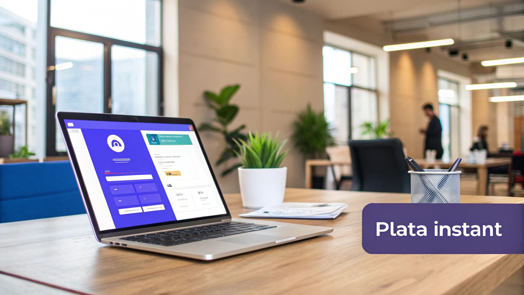 Persoană care creează un link de plată pe telefonul mobil, ilustrând simplitatea PayLinks