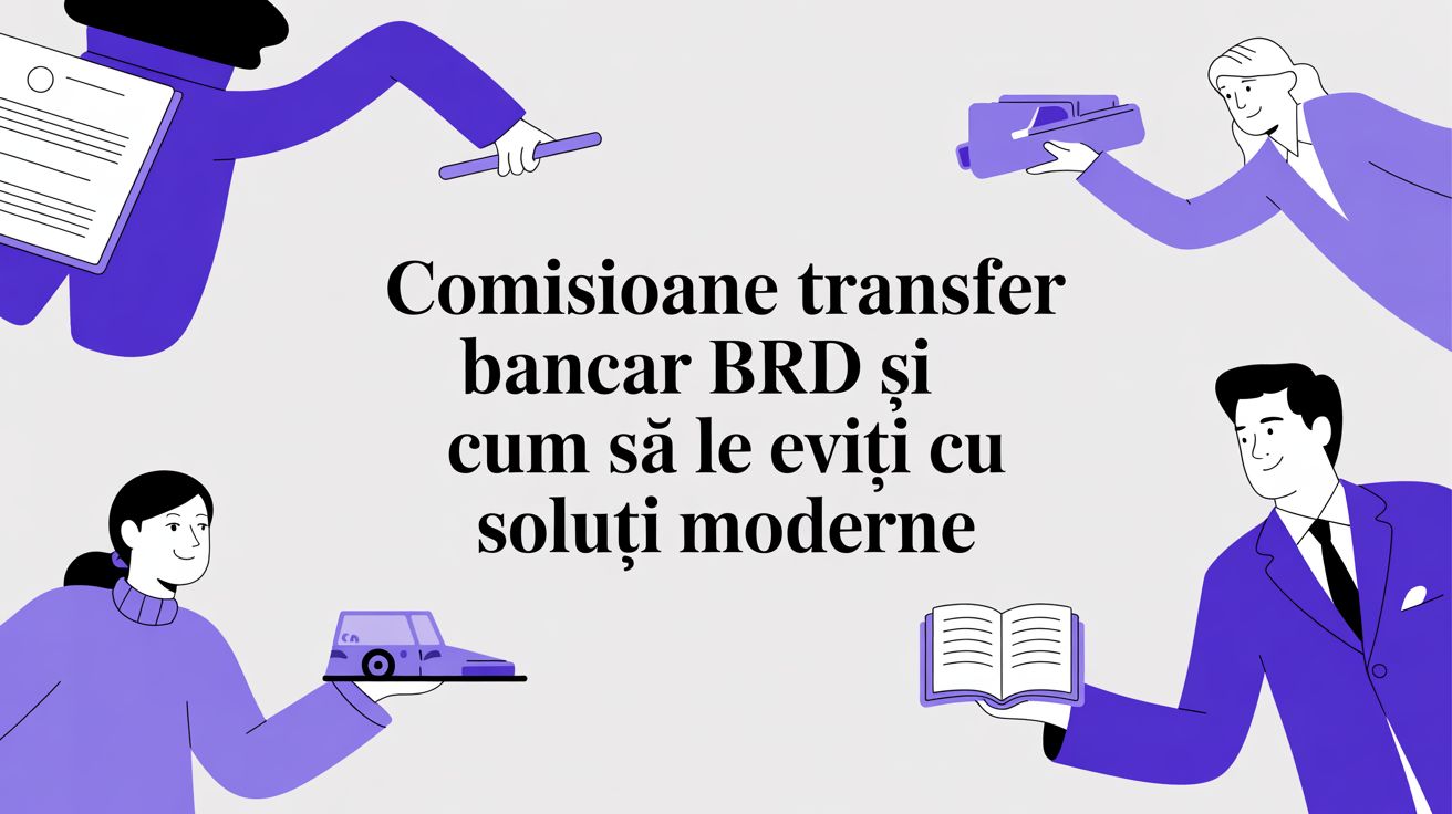 Comisioane transfer bancar BRD și cum să le eviți pentru a încasa banii azi