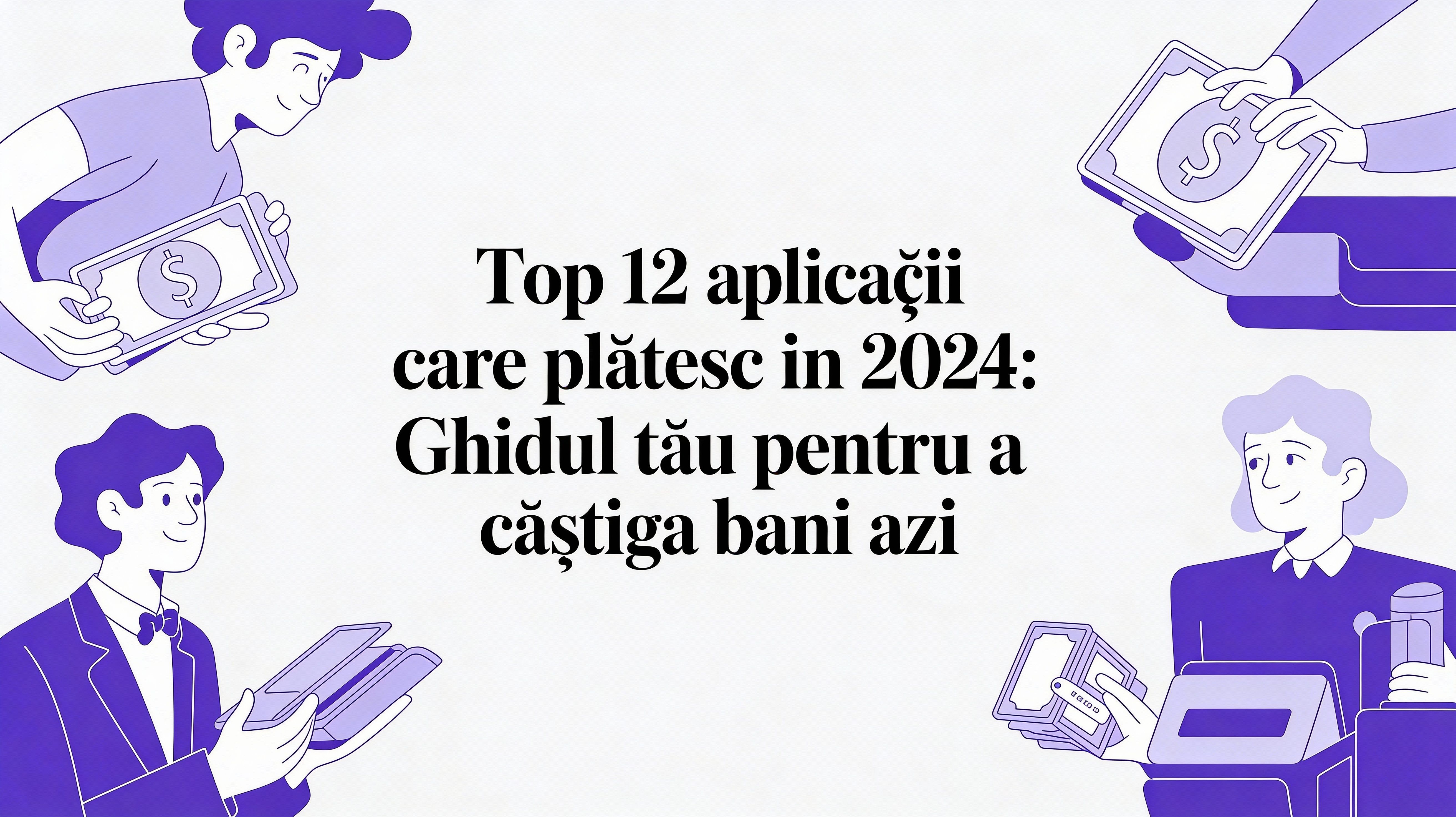 Top 12 aplicații care plătesc în 2026: Ghidul tău pentru a câștiga bani azi