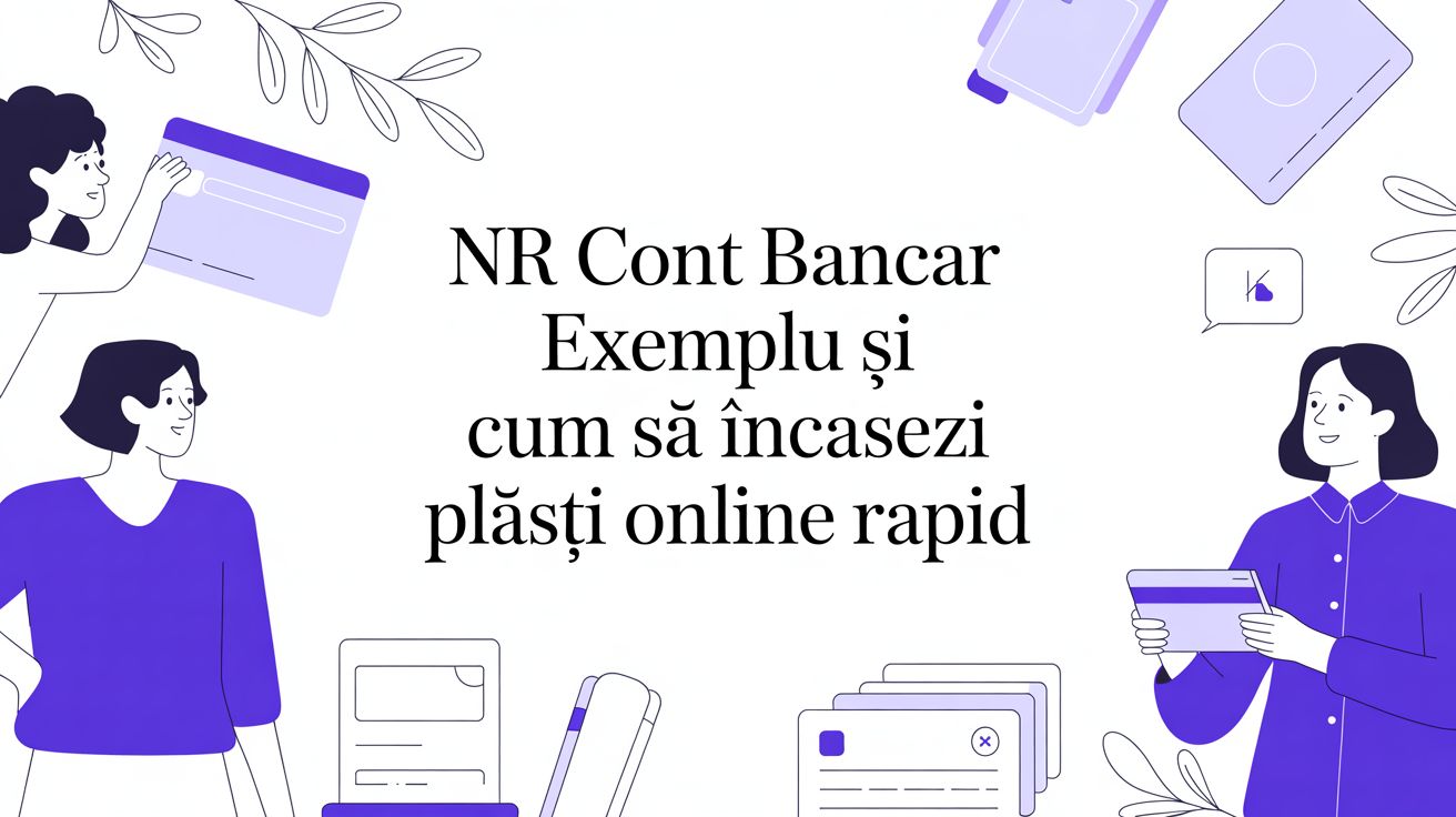 Nr cont bancar exemplu: Ghidul tău pentru a încasa bani online rapid
