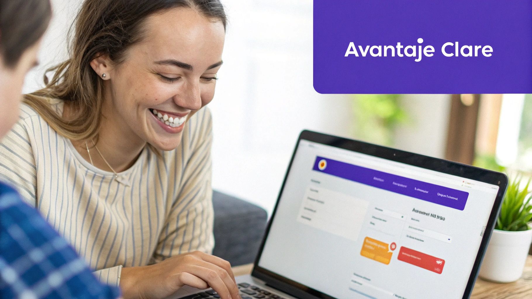 Imagine cu o interfață PayPal pe un ecran de laptop, cu săgeți indicând fluxul banilor de la clienți spre sold și apoi spre un cont bancar