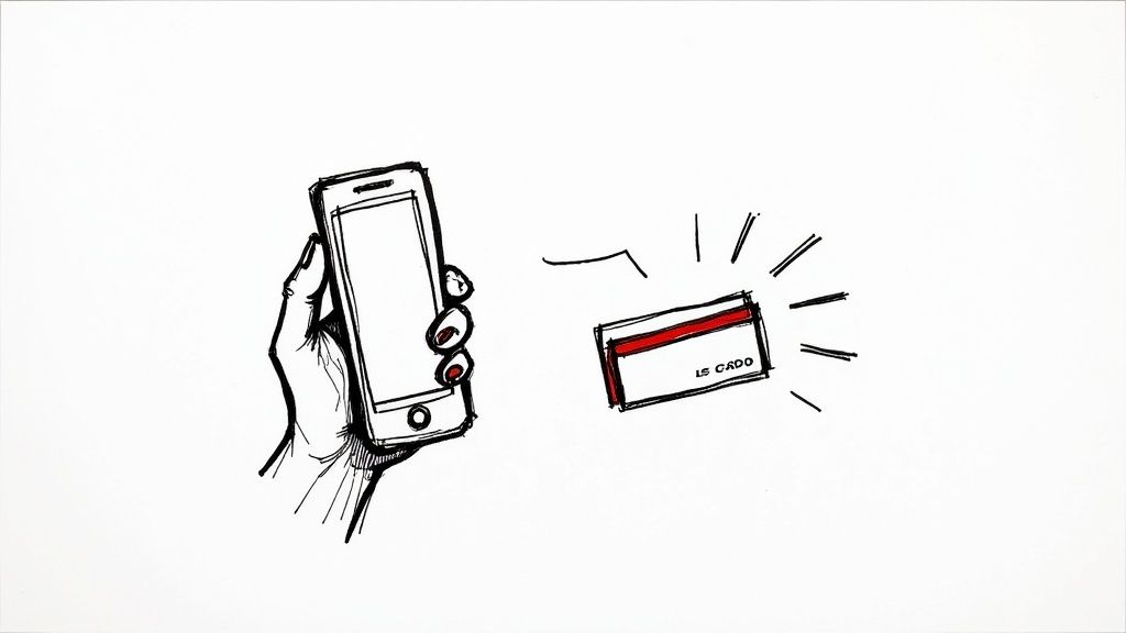 O persoană folosește laptopul pentru a trimite un link de plată PayLinks, simbolizând simplitatea și eficiența