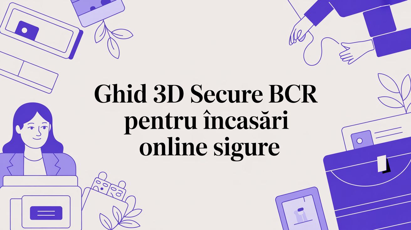 Ghid 3D Secure BCR pentru a încasa online rapid și sigur