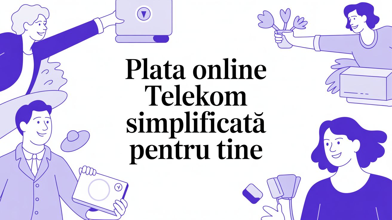 Încasează online la fel de rapid cum faci o plată online Telekom