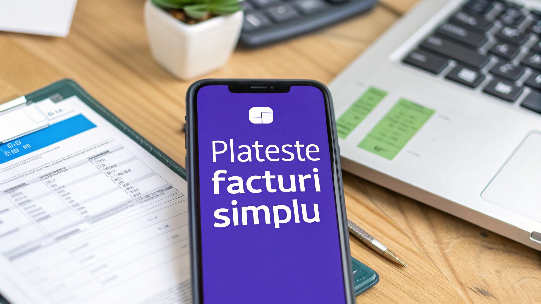 Aplicația de platit facturi: Câștigă timp și oportunități, astăzi