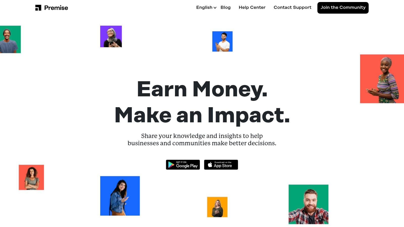 Interfața aplicației mobile Premise