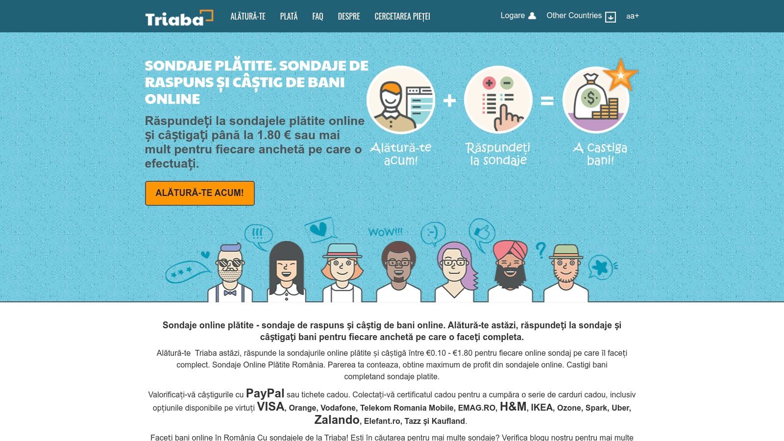 Panoul de sondaje plătite Triaba România