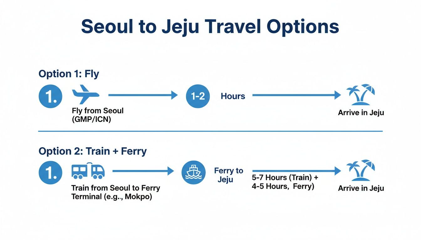 Eco Nomad Travel how-to-go-from-seoul-to-jeju-island-travel-options How to Go From Seoul to Jeju Island: A Sustainable Travel Guide