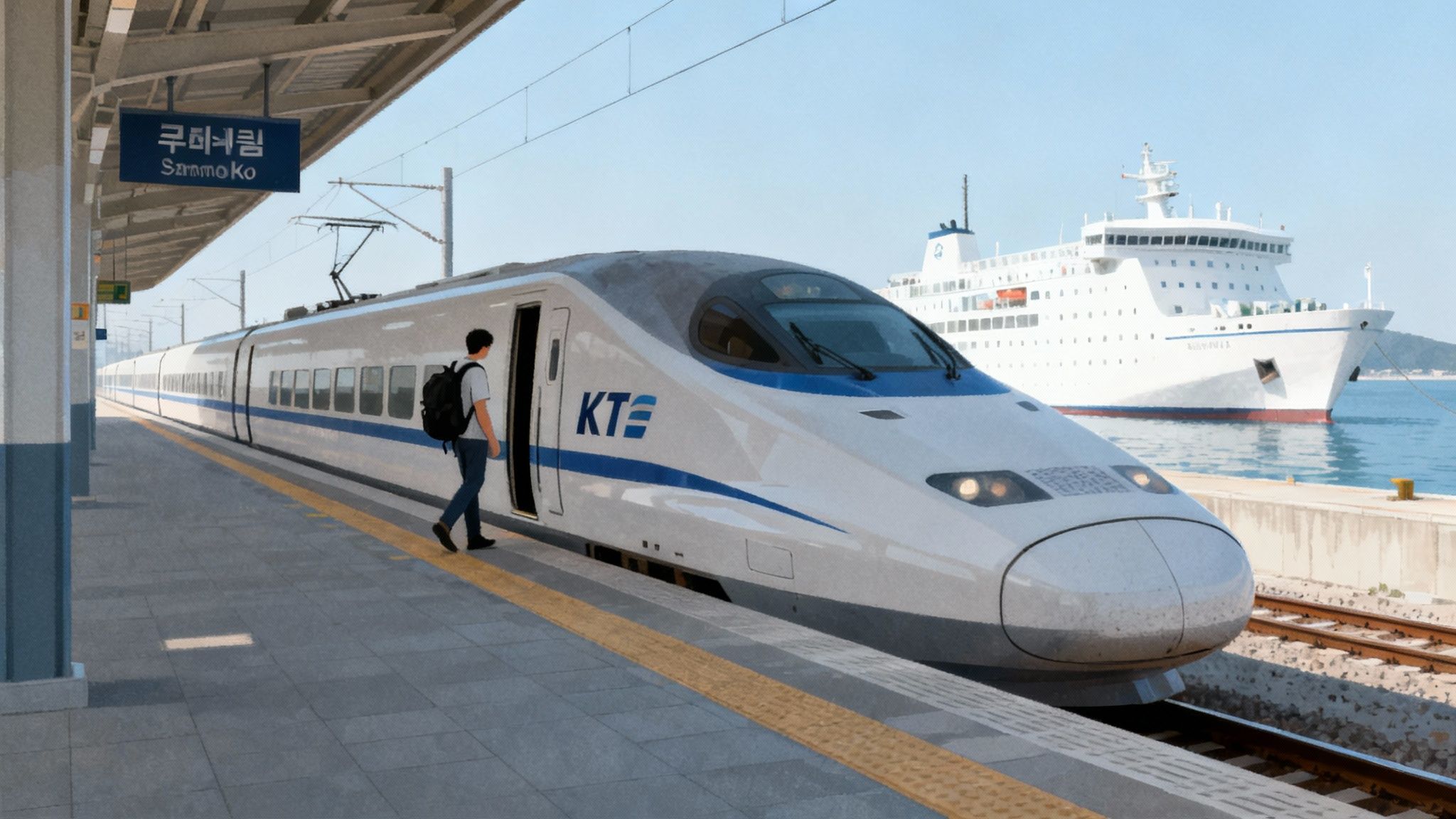 Eco Nomad Travel how-to-get-from-seoul-to-jeju-island-train-ferry How to Get from Seoul to Jeju Island A Sustainable Travel Guide