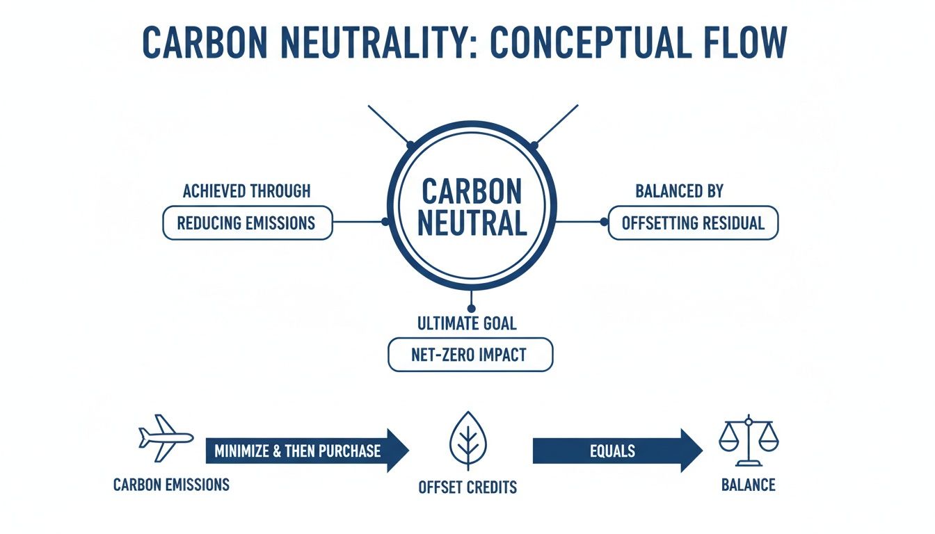 Eco Nomad Travel carbon-neutral-conceptual-flow A Digital Nomad's Guide to Carbon Neutral Travel