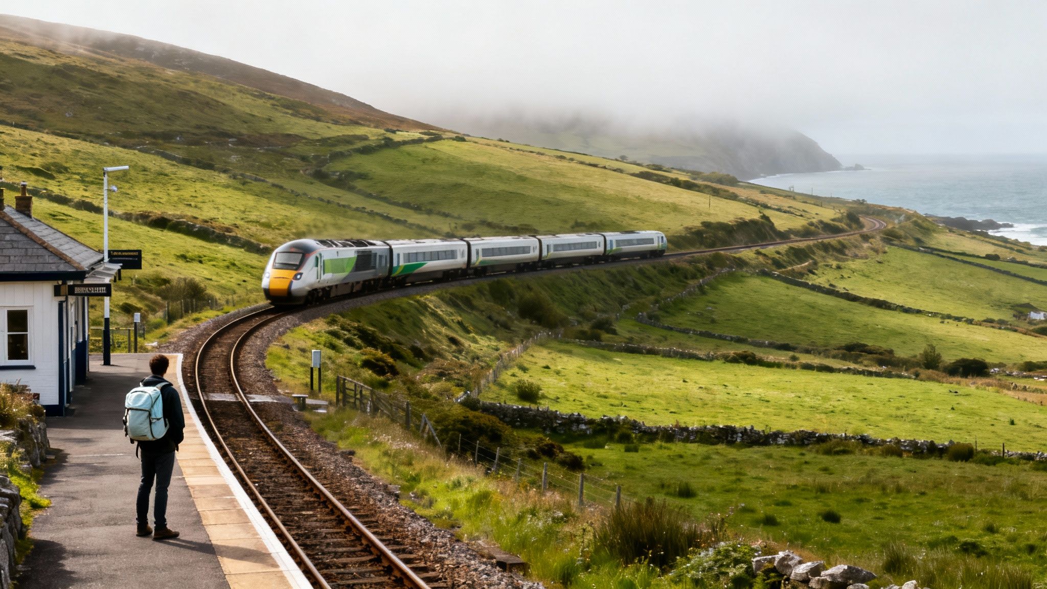 Eco Nomad Travel cost-of-a-trip-to-ireland-coastal-train How Much Does a Trip to Ireland Really Cost?