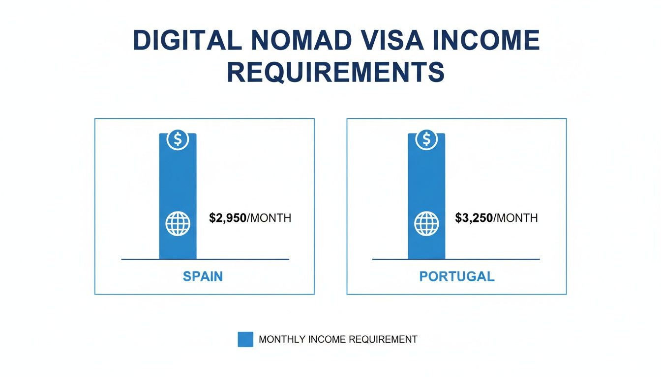 Eco Nomad Travel digital-nomad-visas-income-requirements Your Ultimate Guide to Digital Nomad Visas