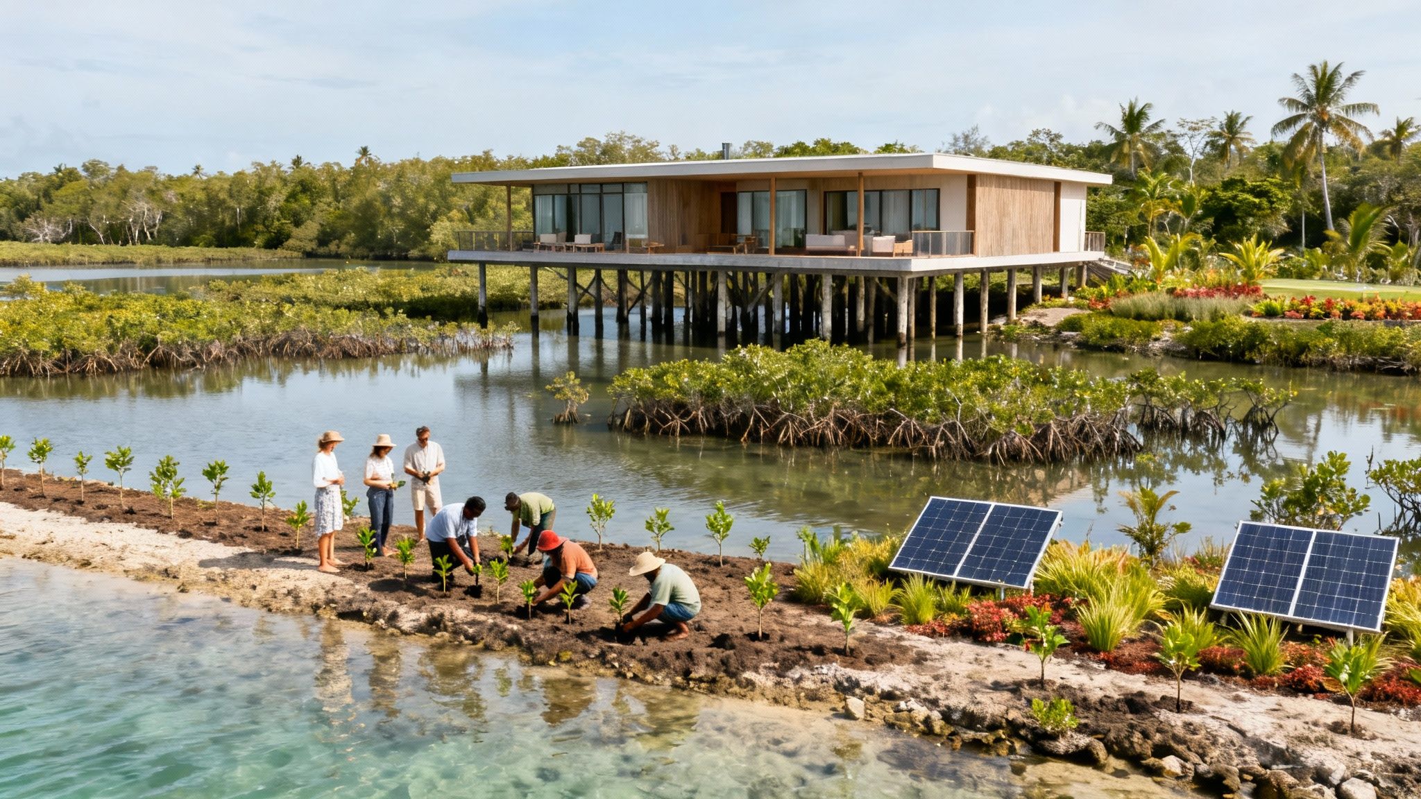 Eco Nomad Travel costa-rica-and-ecotourism-mangrove-planting Costa Rica and Ecotourism: A Guide to Sustainable Travel