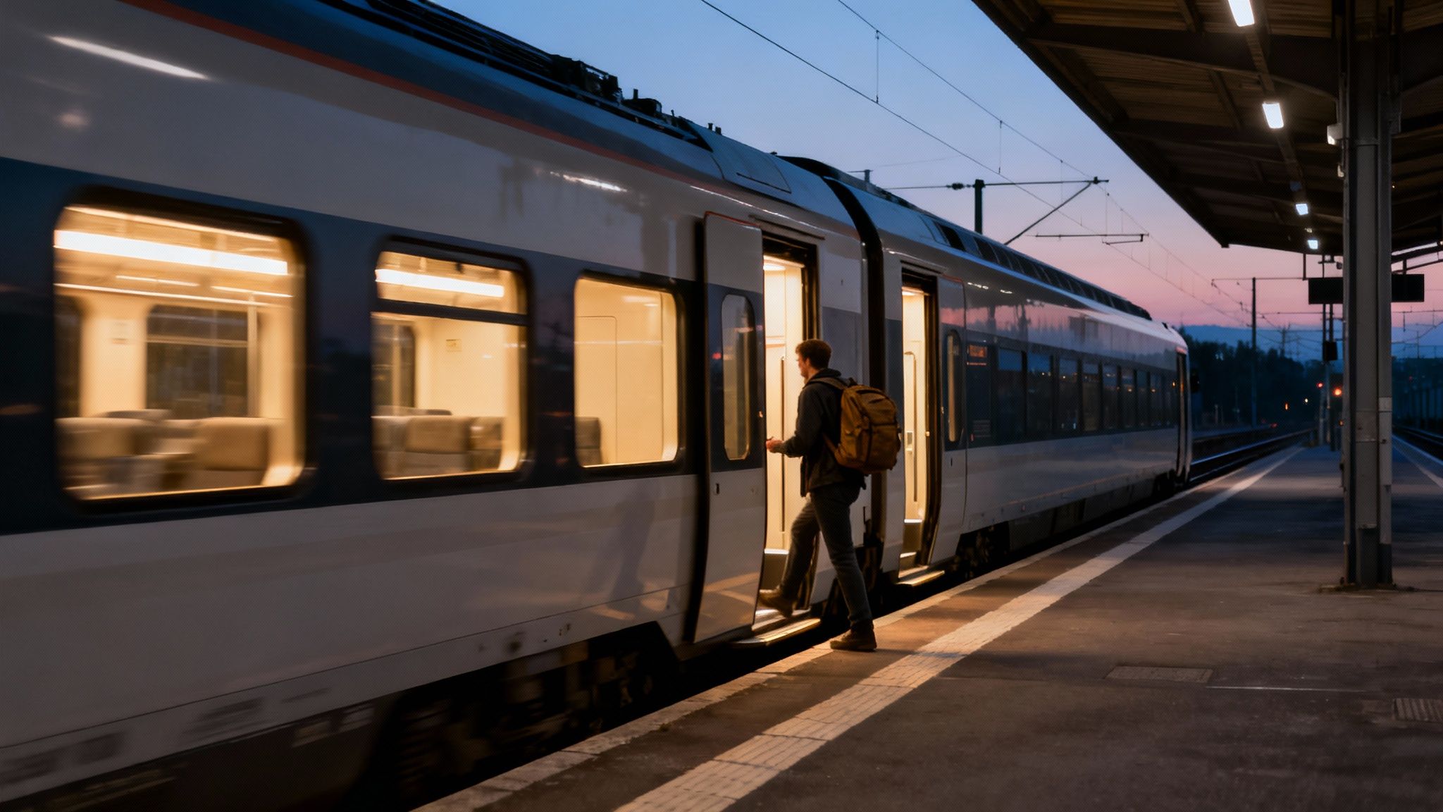 Eco Nomad Travel budget-travel-tips-train-boarding 10 Sustainable Budget Travel Tips for Smarter Journeys in 2026