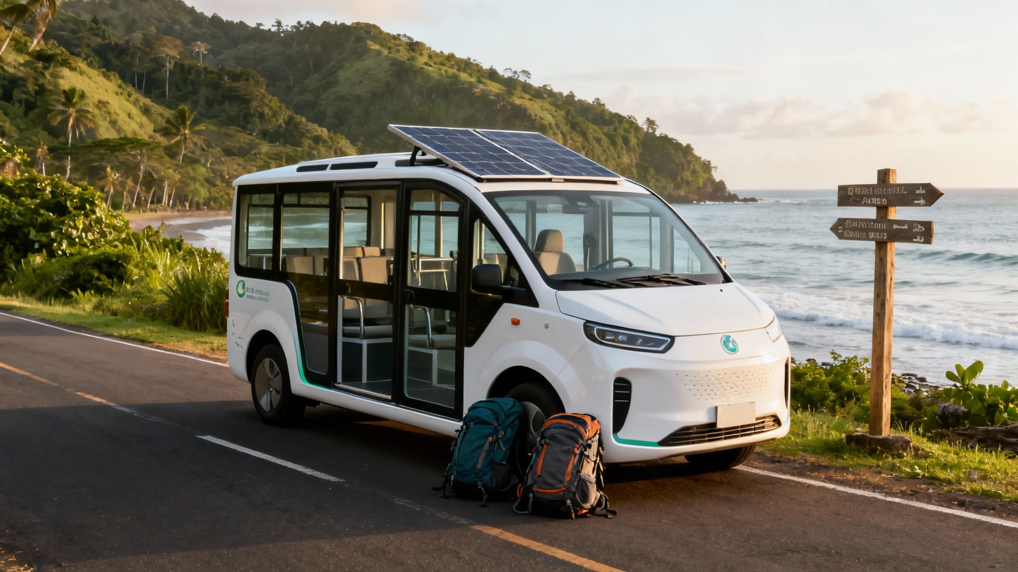 Eco Nomad Travel ecotourism-in-costa-rica-electric-bus A Digital Nomad's Guide to Ecotourism in Costa Rica