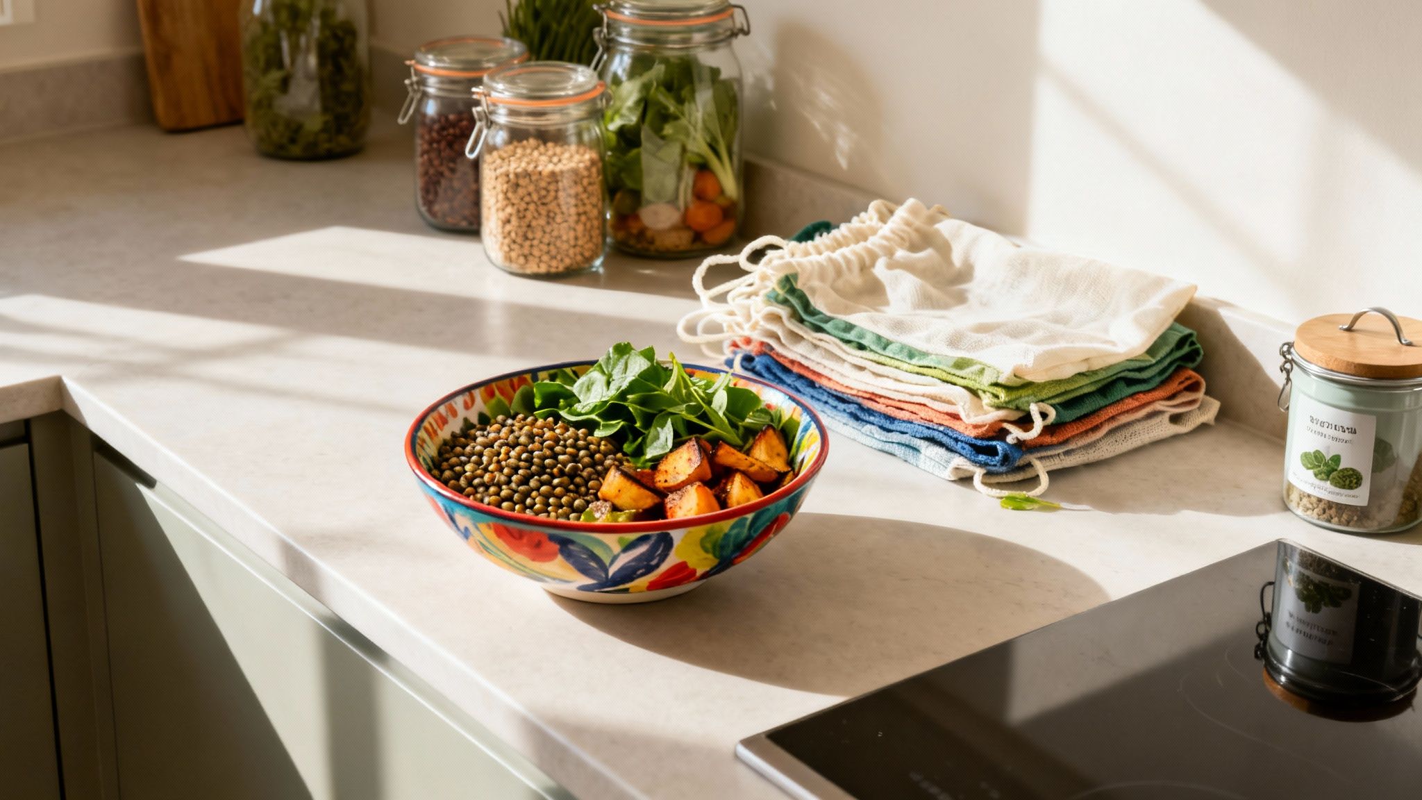 Eco Nomad Travel how-can-we-reduce-our-ecological-footprint-sustainable-kitchen How Can We Reduce Our Ecological Footprint Practical Tips