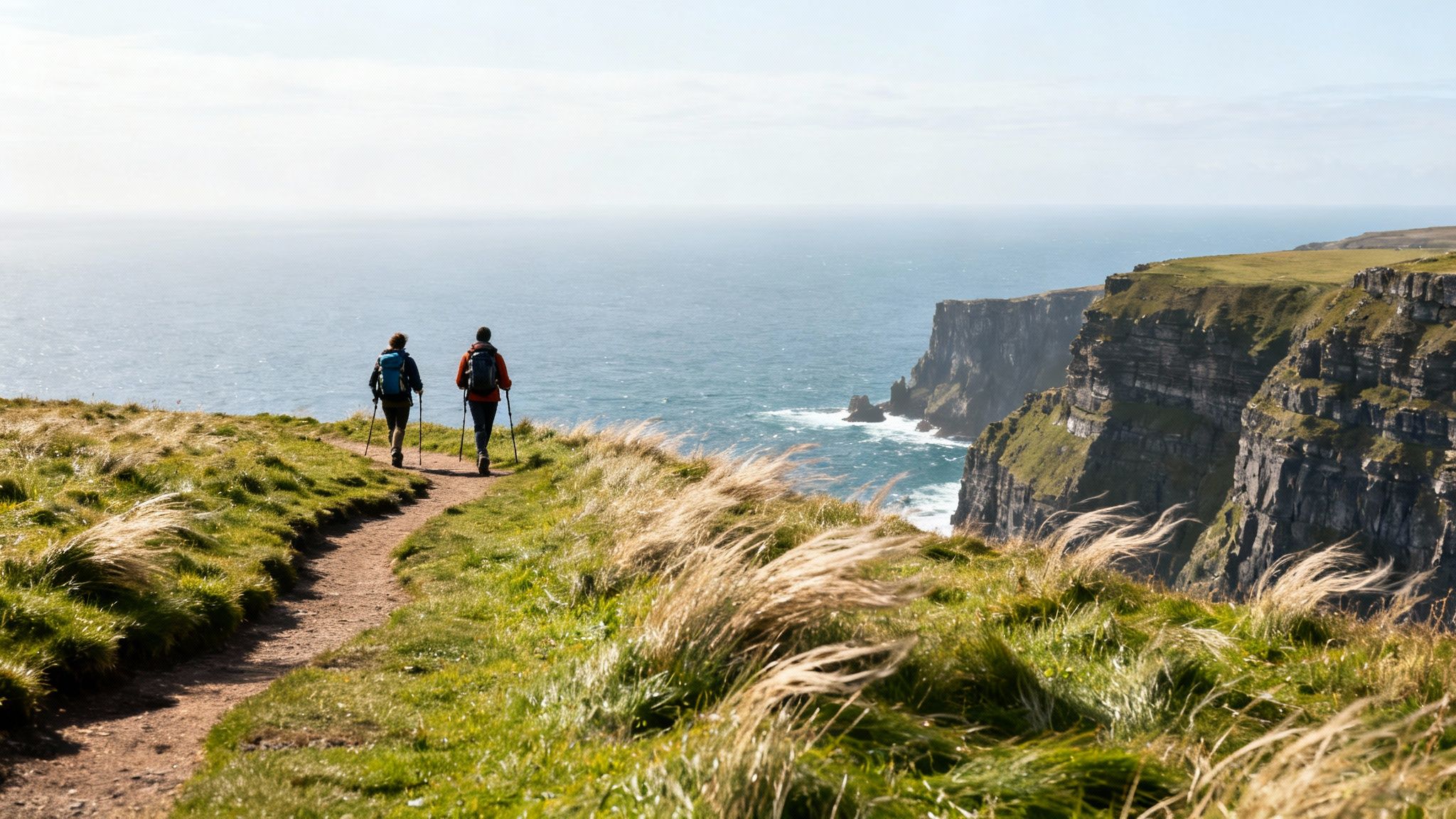 Eco Nomad Travel cost-of-a-trip-to-ireland-cliff-hiking How Much Does a Trip to Ireland Really Cost?
