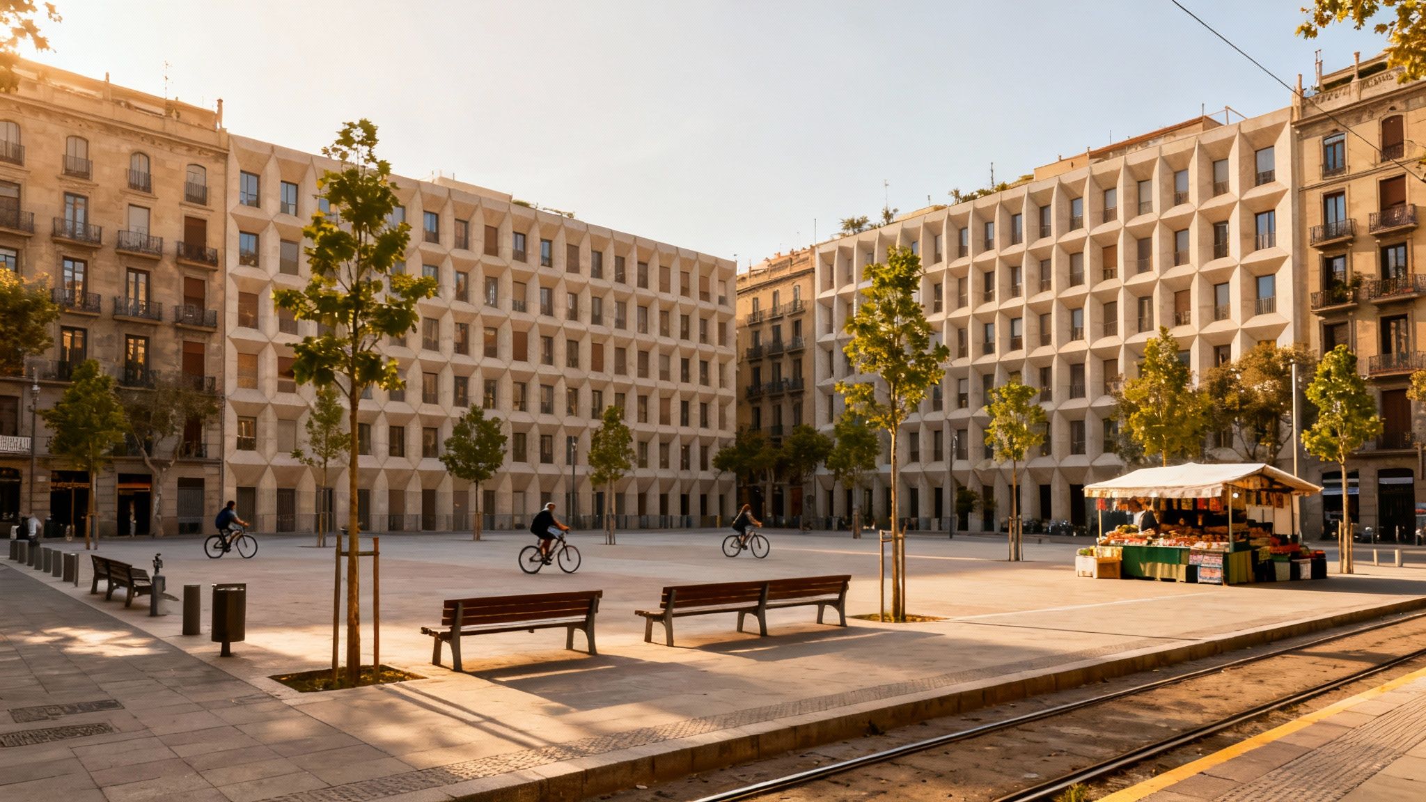 Eco Nomad Travel walkable-cities-in-europe-urban-plaza Top 10 Walkable Cities in Europe for 2025: A Low-Impact Travel Guide