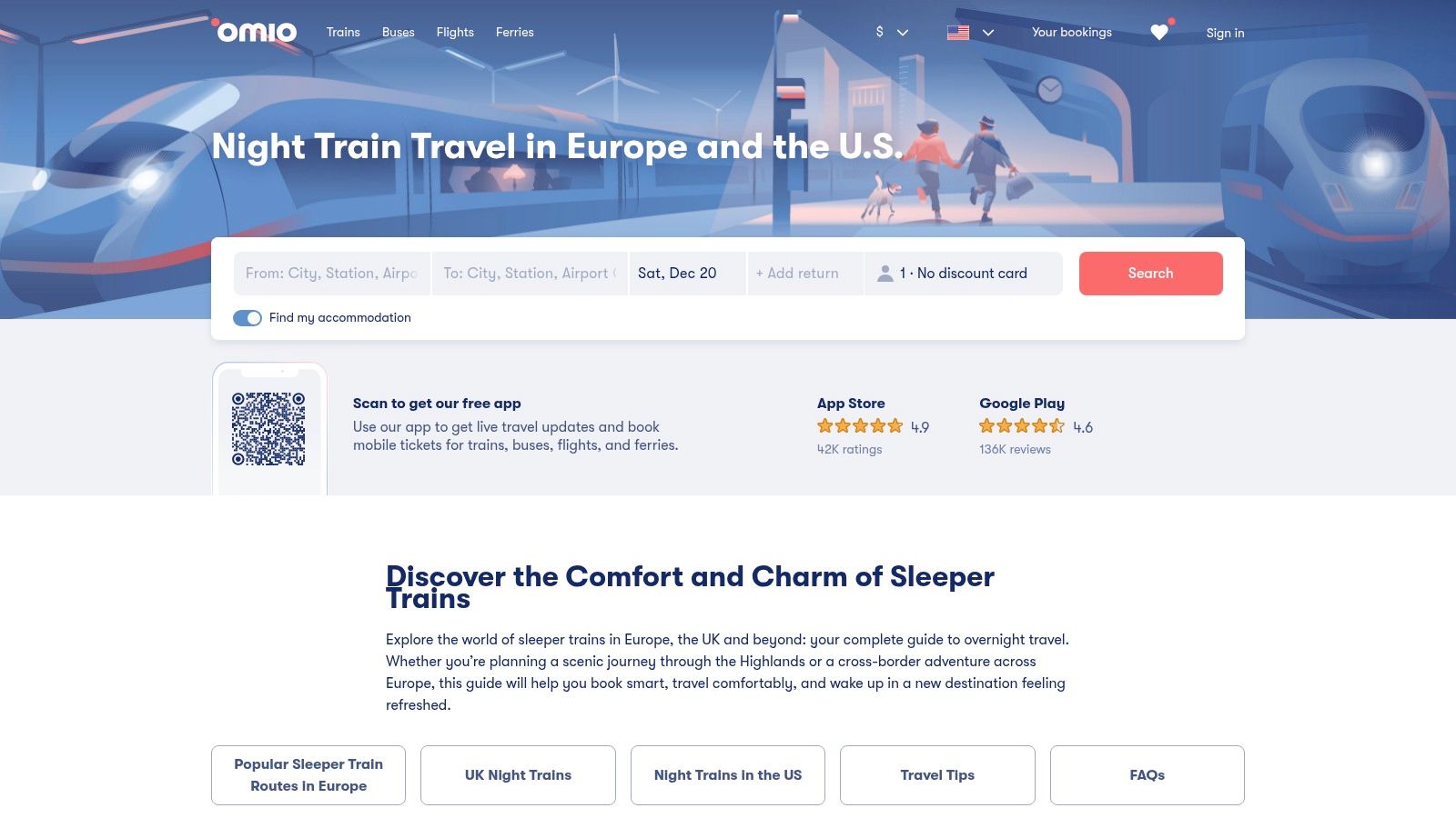 Eco Nomad Travel best-night-trains-in-europe-night-train The 7 Best Night Trains in Europe for 2025: A Nomad's Guide