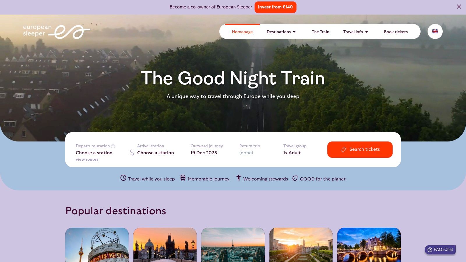 Eco Nomad Travel best-night-trains-in-europe-night-train The 7 Best Night Trains in Europe for 2025: A Nomad's Guide