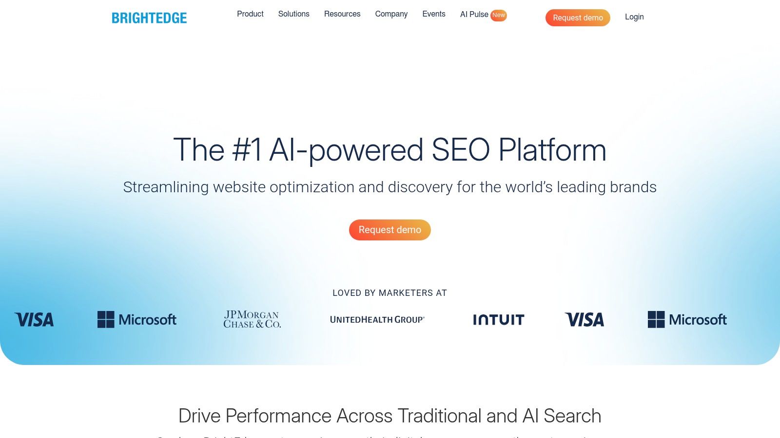 BrightEdge – Generative Search / AIO insights