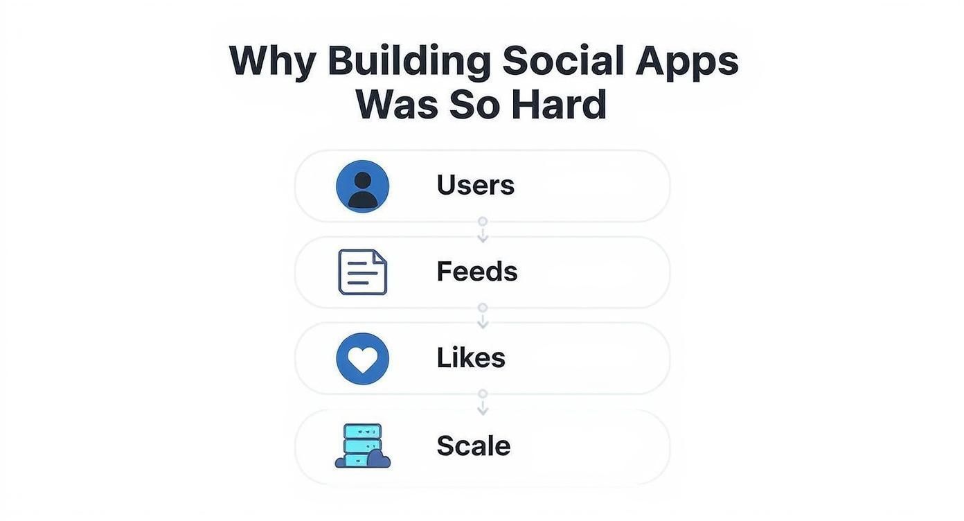 Infographic about create social media app