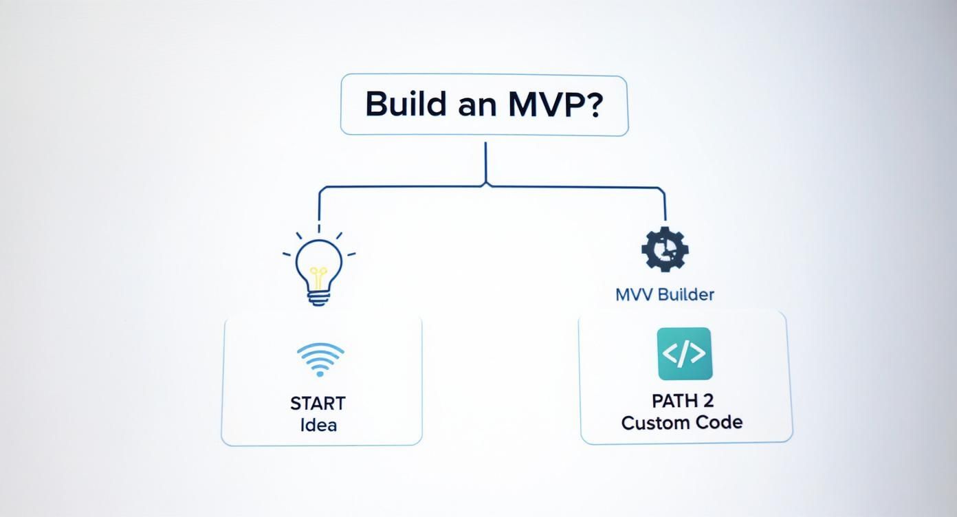 Infographic about mvp app builder