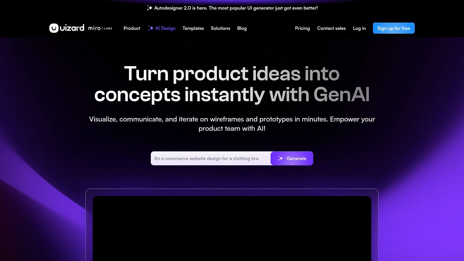 Uizard (Autodesigner 2.0)