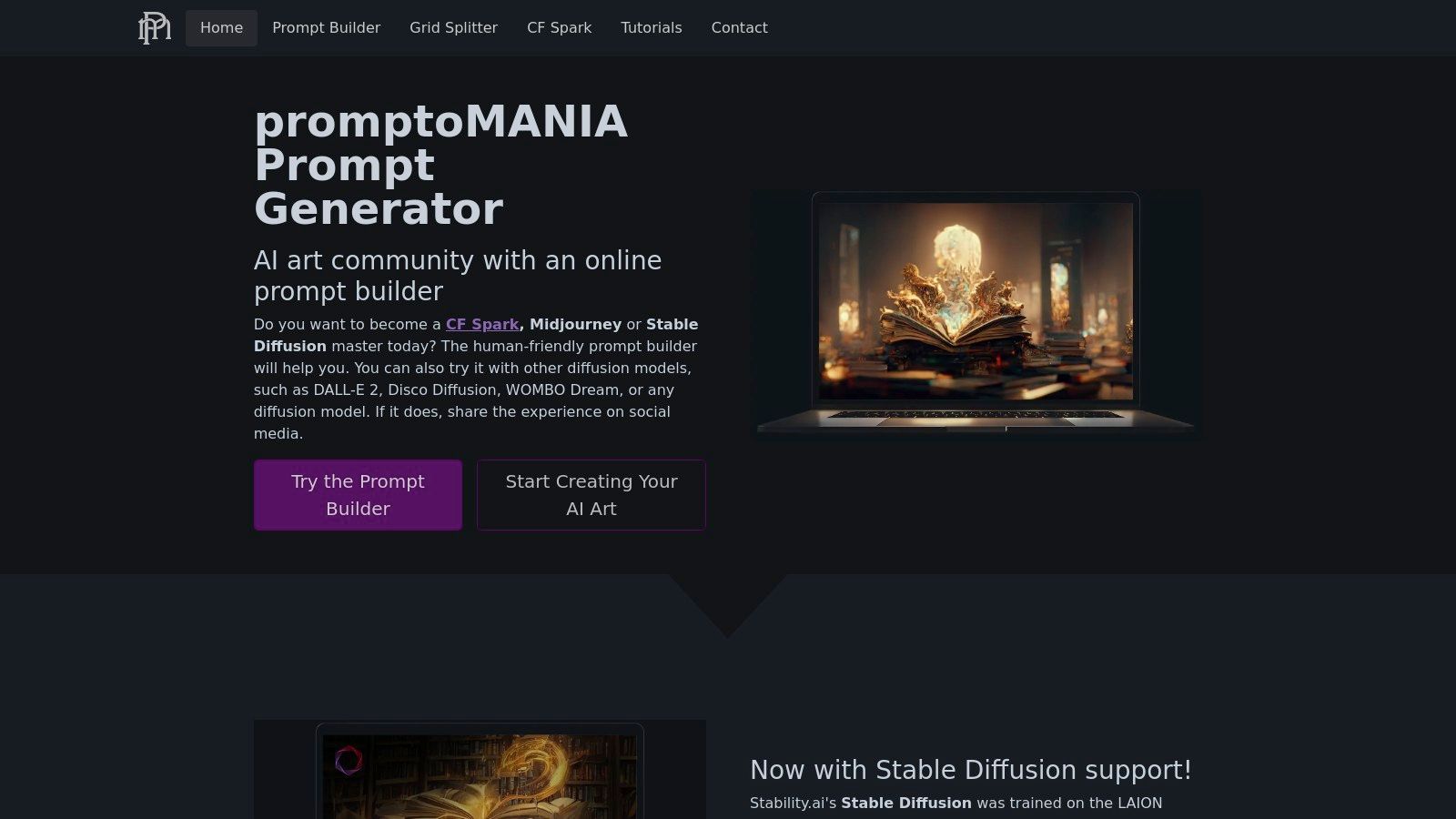 promptoMANIA (Prompt Builder + Community)