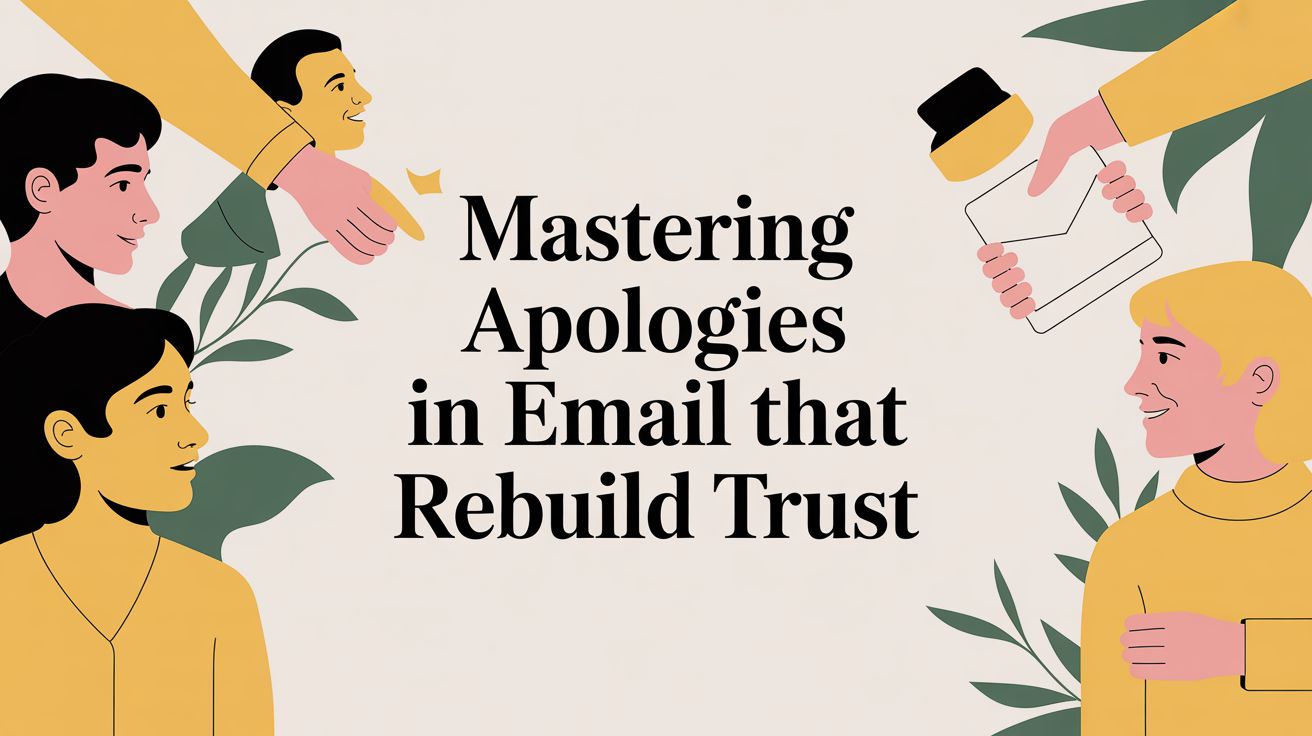 Mastering Apologies in Email That Rebuild Trust