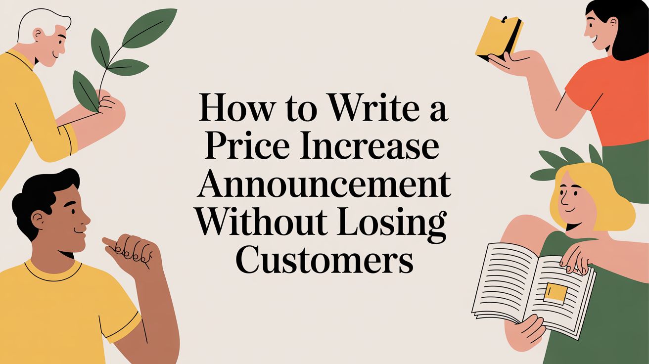 How to Write a Price Increase Announcement Without Losing Customers