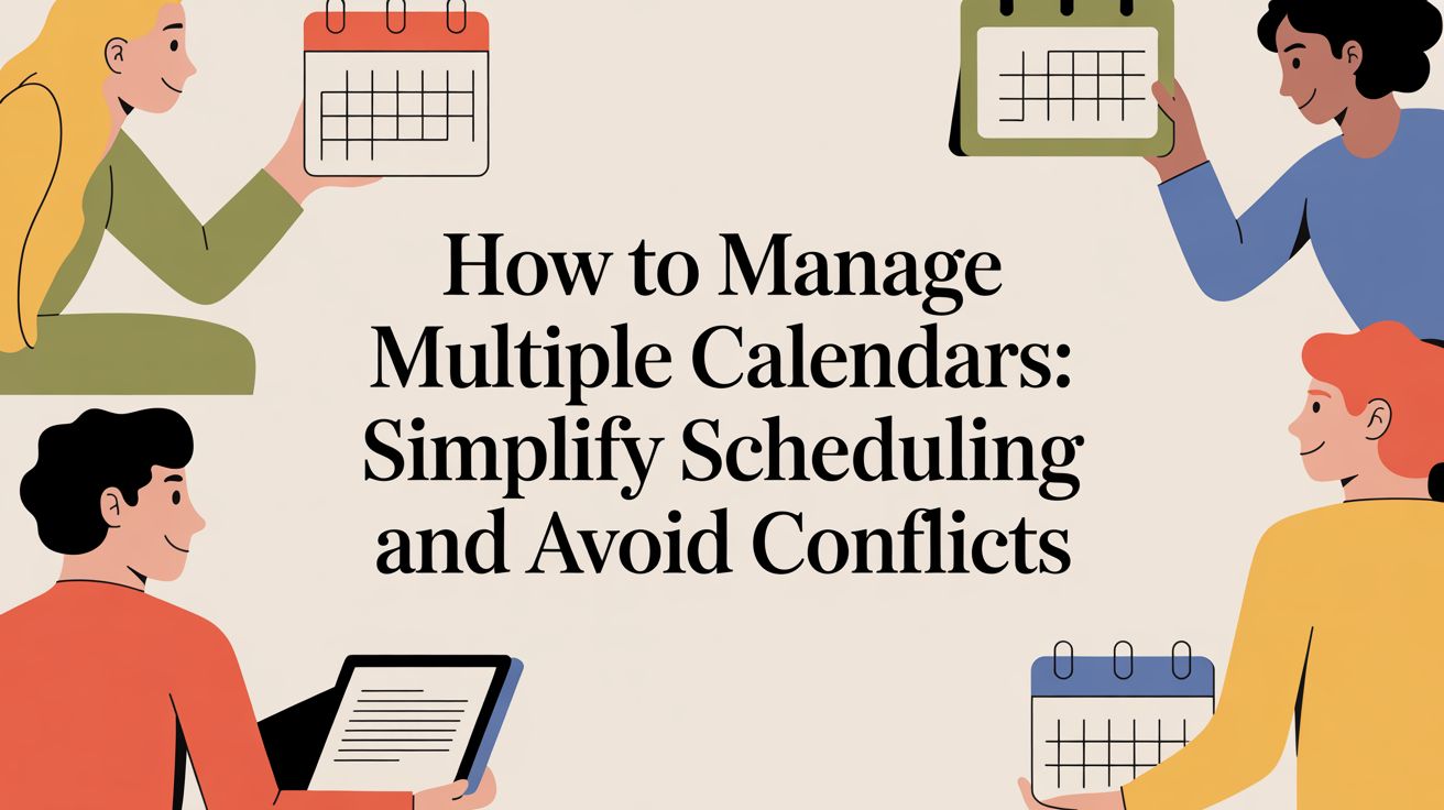 How to manage multiple calendars: Simplify scheduling and avoid conflicts