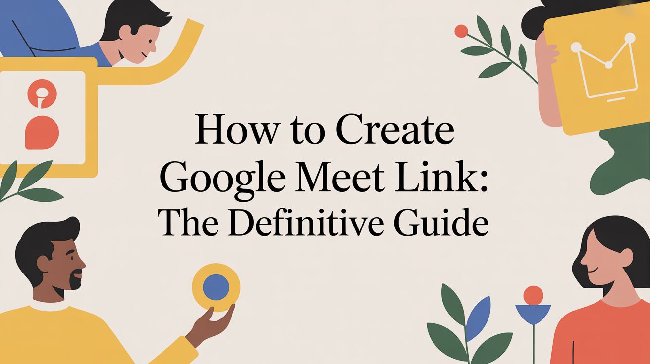 How to create google meet link: The Definitive Guide