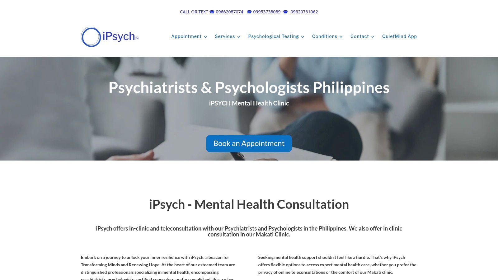 iPsych Inc. (Prescription Psychiatrists & Psychologists) – Centuria Medical Makati