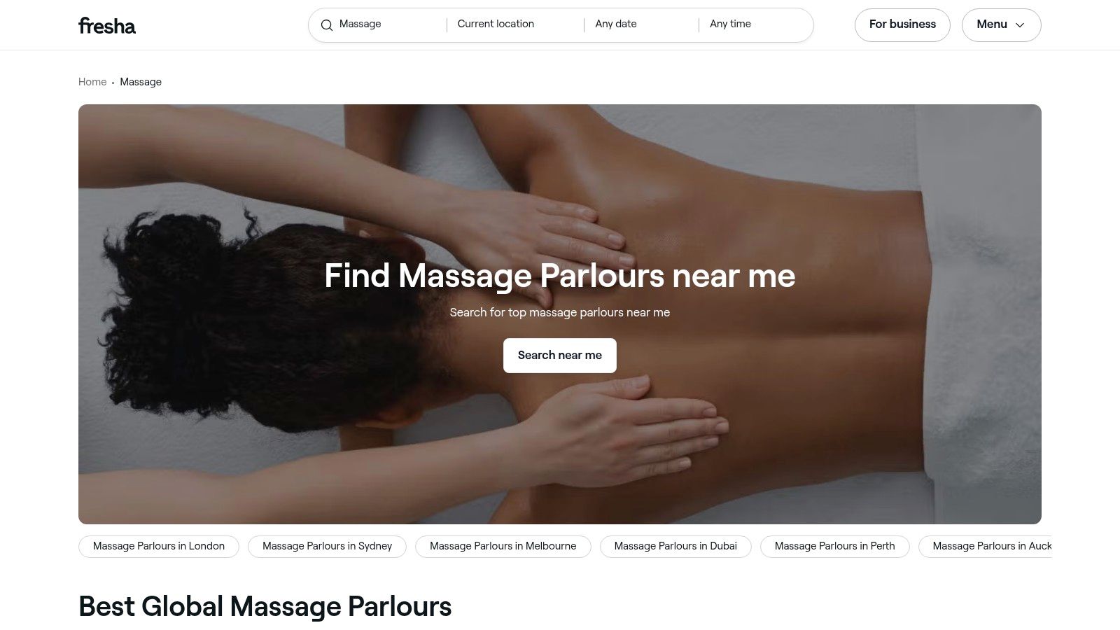 Fresha – Naga massage listings