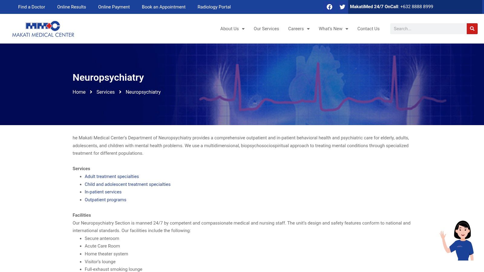 Makati Medical Center – Neuropsychiatry / Mood & Anxiety Resource and Referral Center (MARRC)