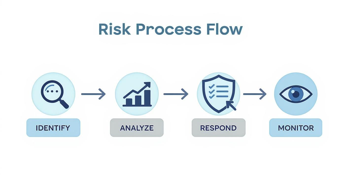 Infographic about construction project risk management
