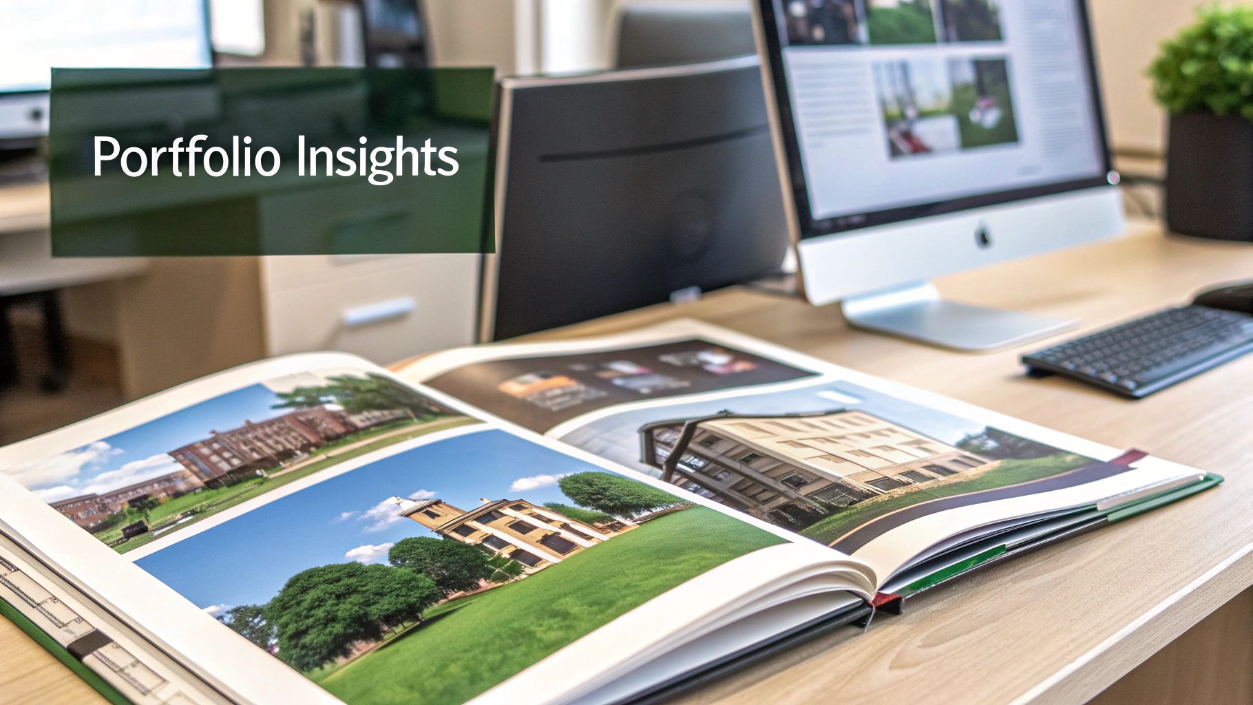 A historic preservation architect presenting a portfolio of building restoration projects.