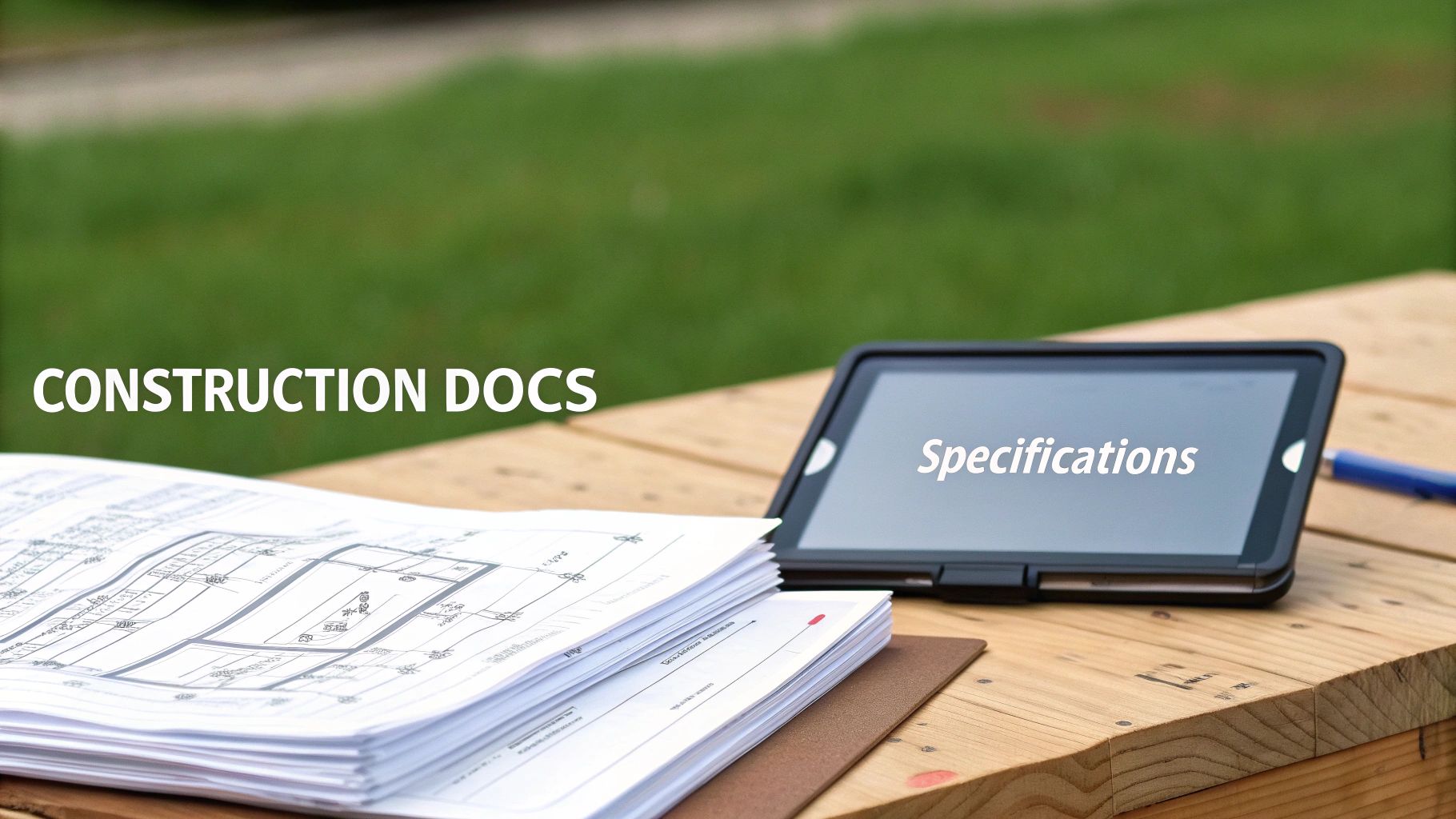 Architectural blueprint with detailed annotations.