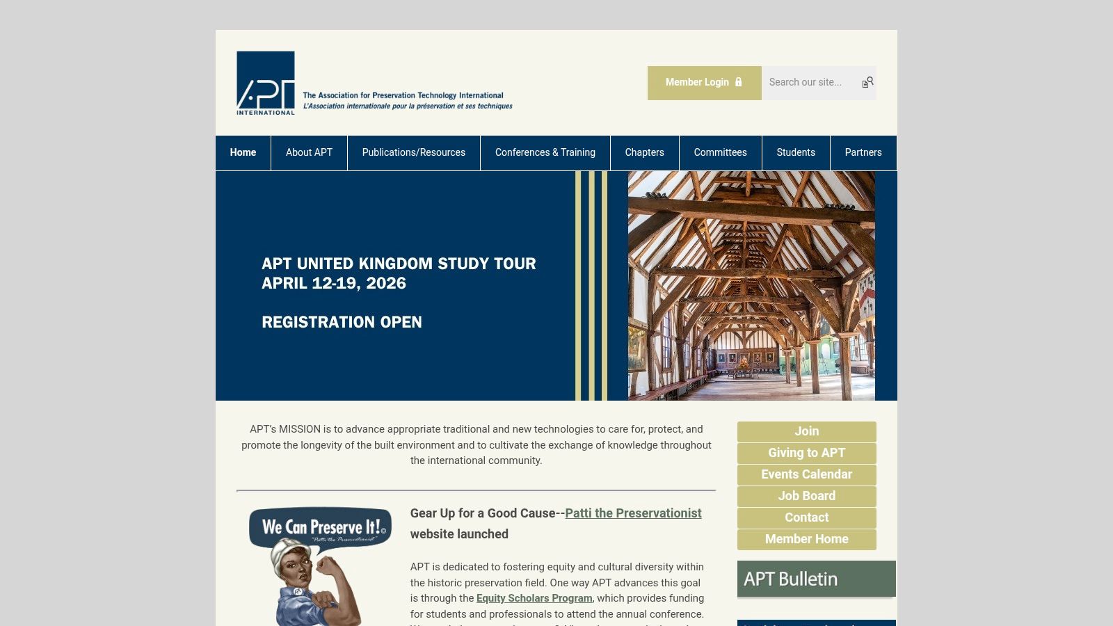 Association for Preservation Technology International (APTI) – Member Directory