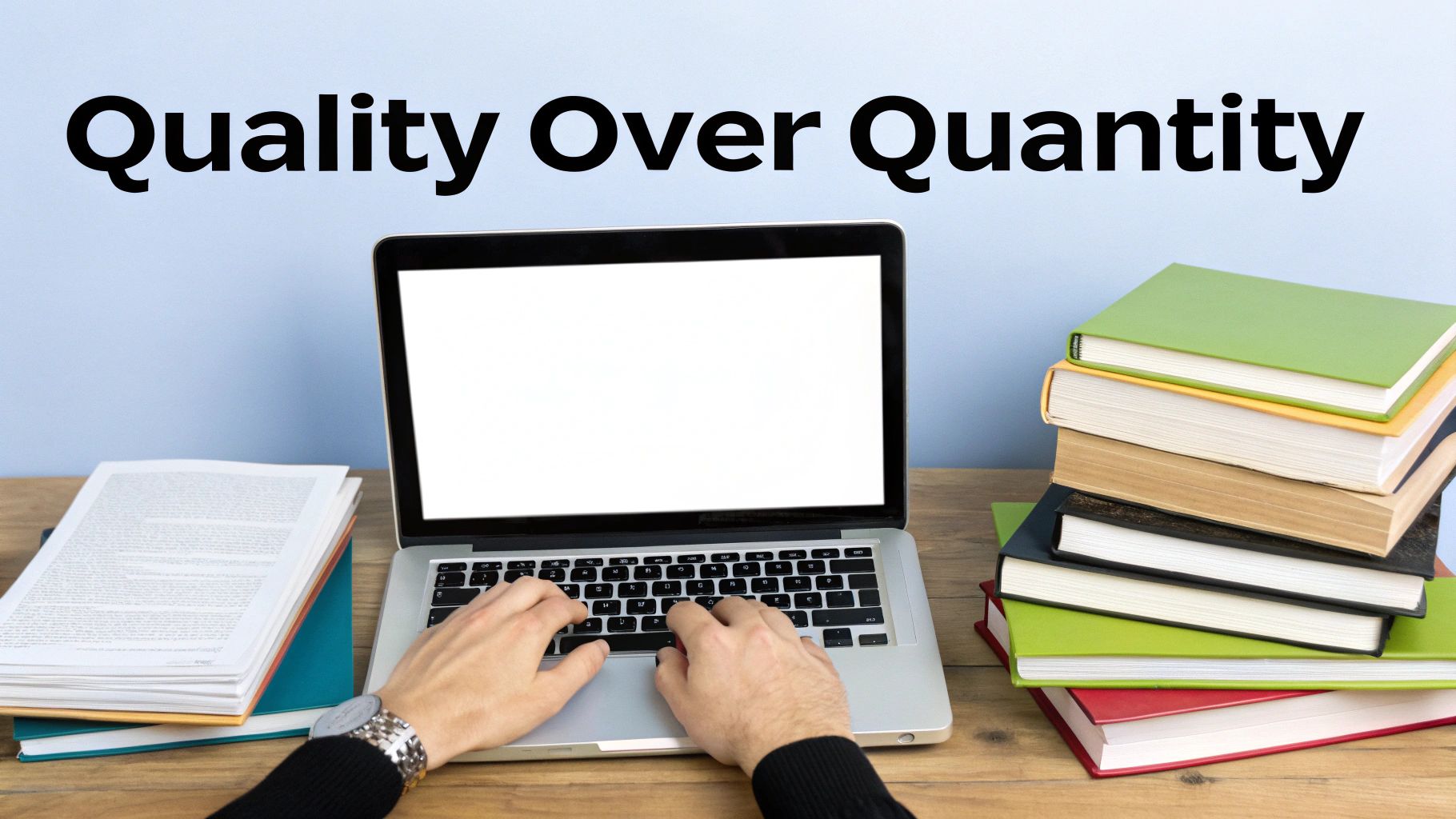 A man working on his laptop